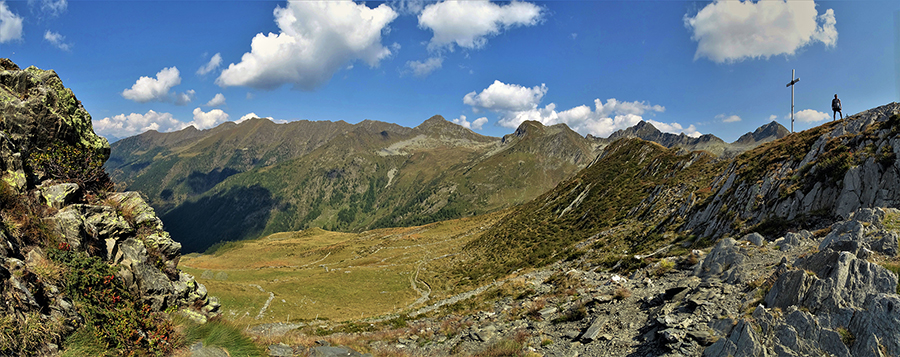 Passo di Tartano (2108 m) raggiunto dalla Valle Lunga